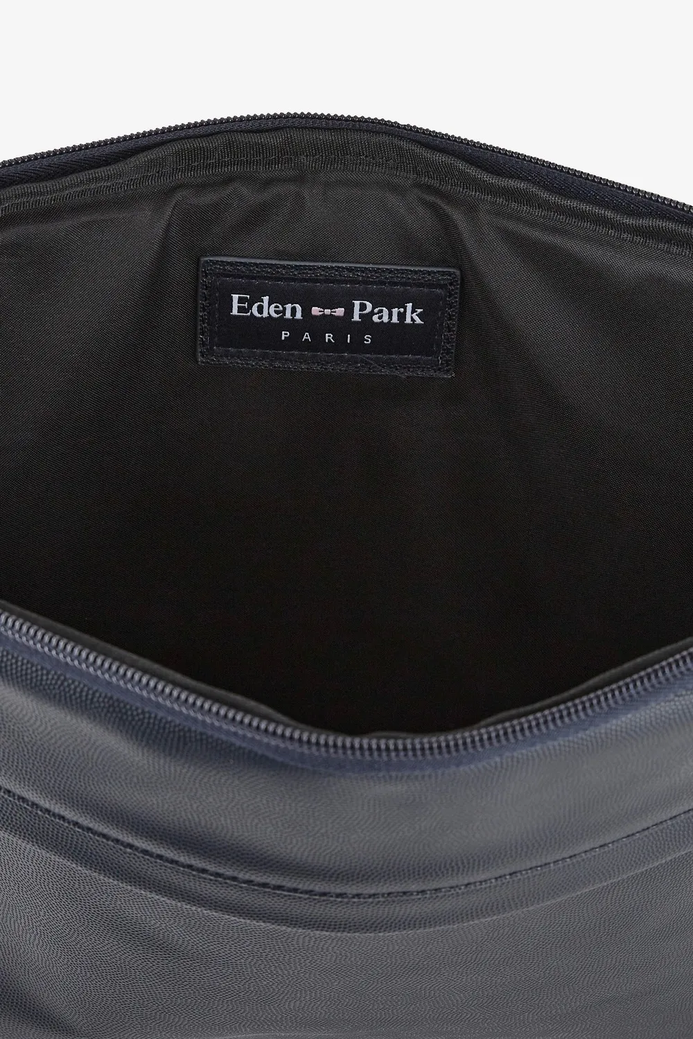 Eden Park pochette homme bleu foncé iPad rembourrée