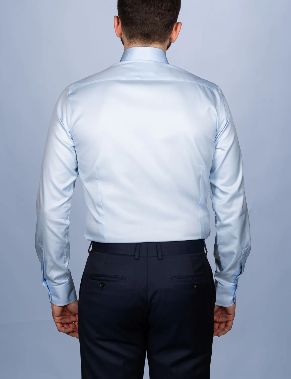 La Chemise Française Elysée chemise homme twill bleu ciel