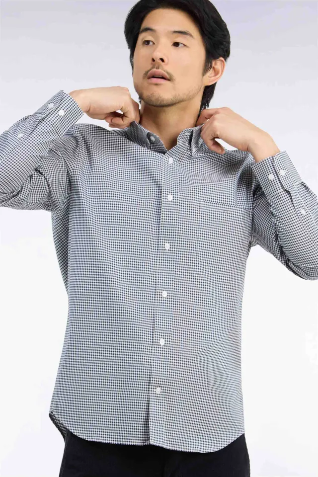 Eden Park Legend Rugby H26CHECL0031 chemise homme marine vichy