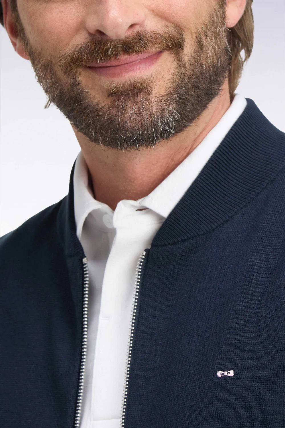 Eden Park College cardigan teddy marine droit