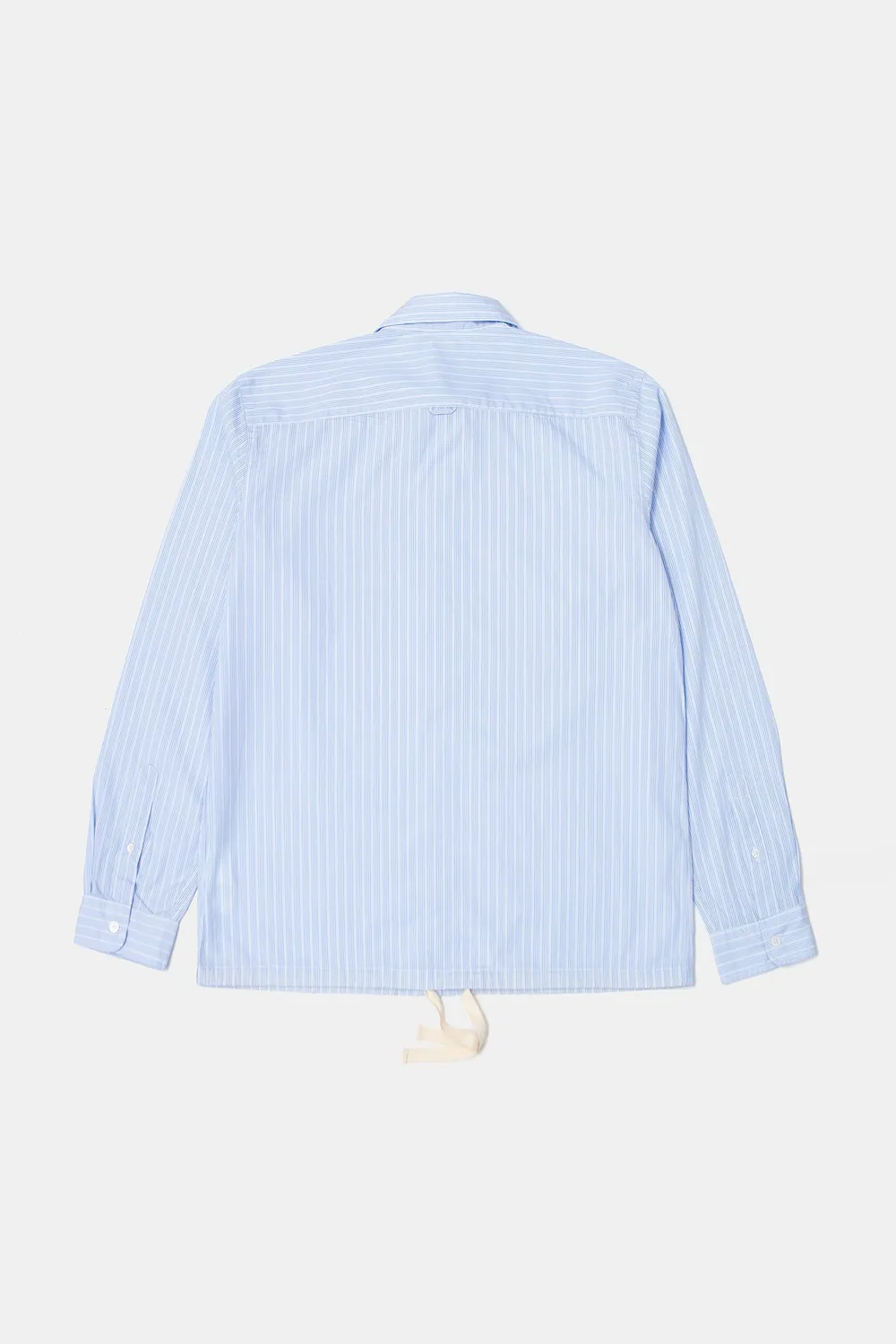 Edmmond Studios Dorne chemise bleu clair rayée