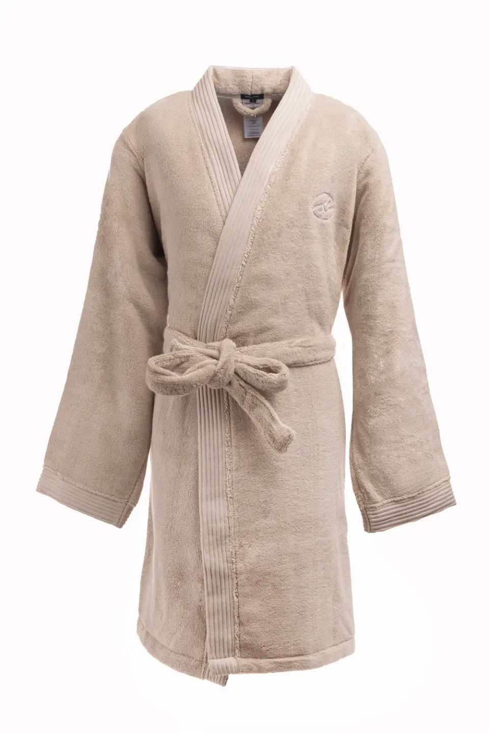 Eden Park peignoir coton éponge beige unisexe