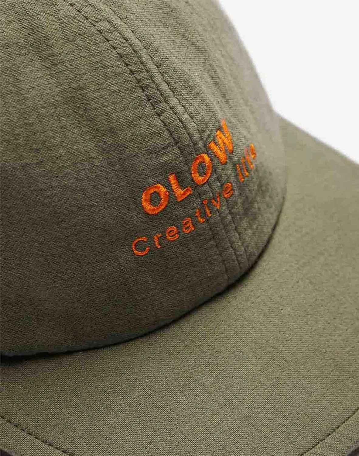 OLOW Creative Life casquette vert olive coton