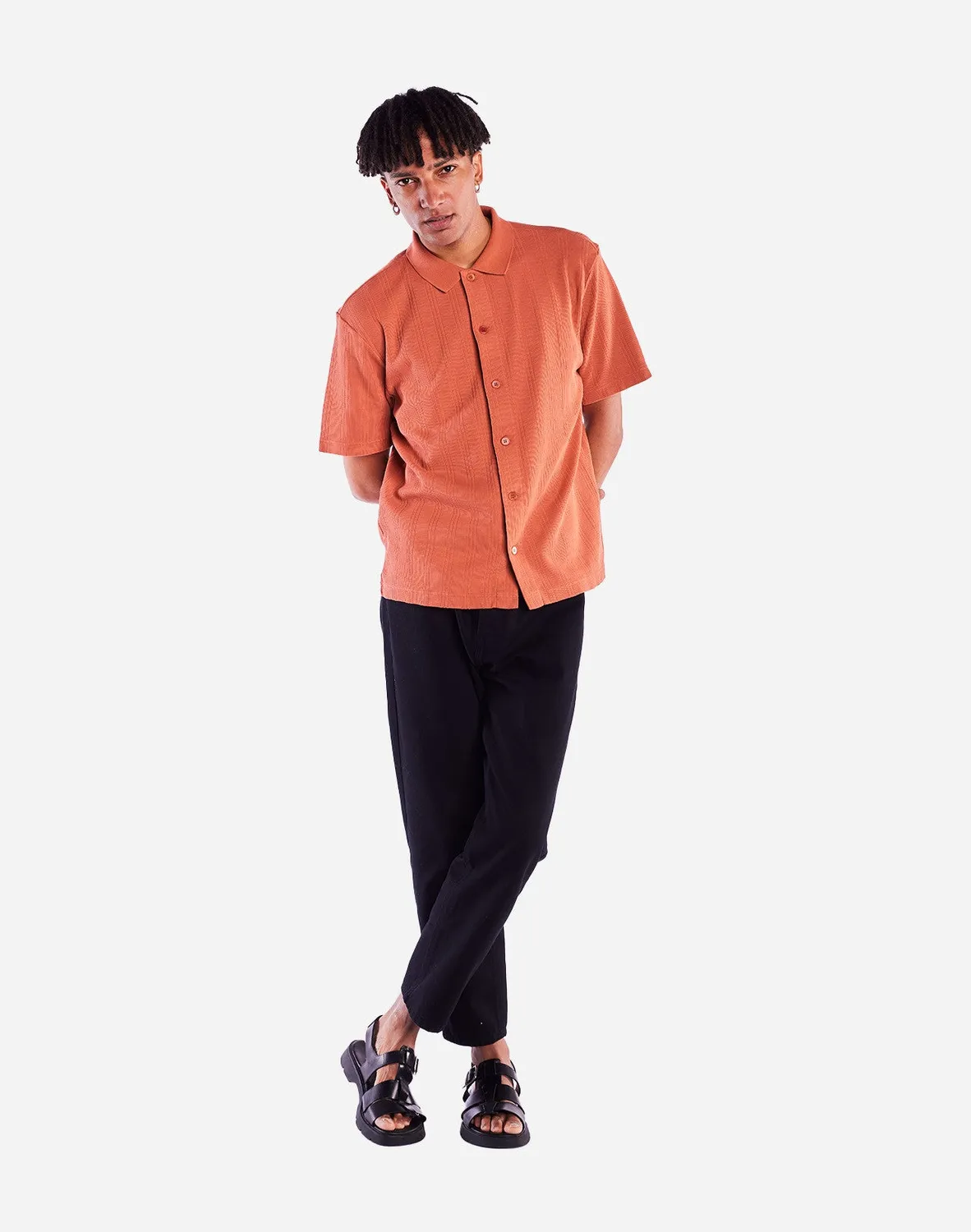 OLOW Cheech polo mandarine coupe droite