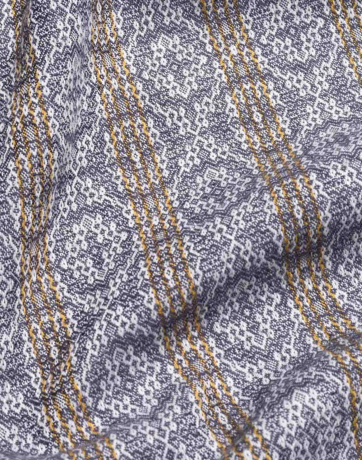 OLOW Nago Visakha chemise homme grise jacquard