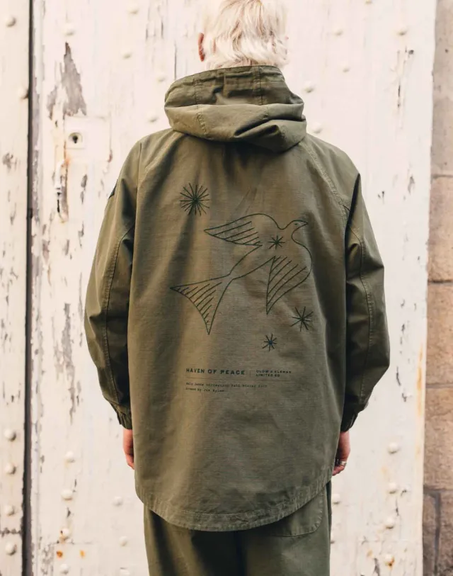 Olow Suma Haven veste capuche ripstop brodée