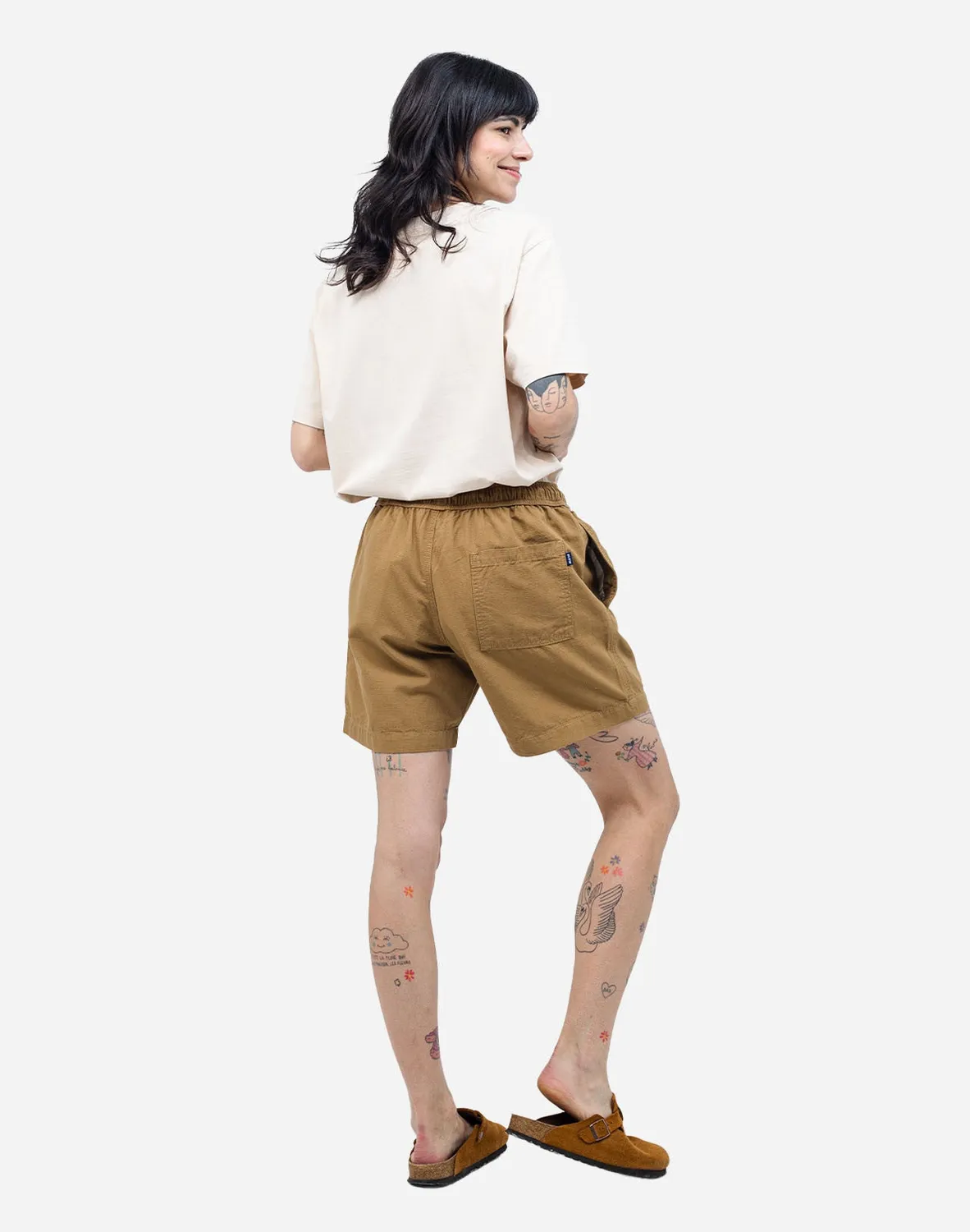Olow Bodhi short terre coton texturé
