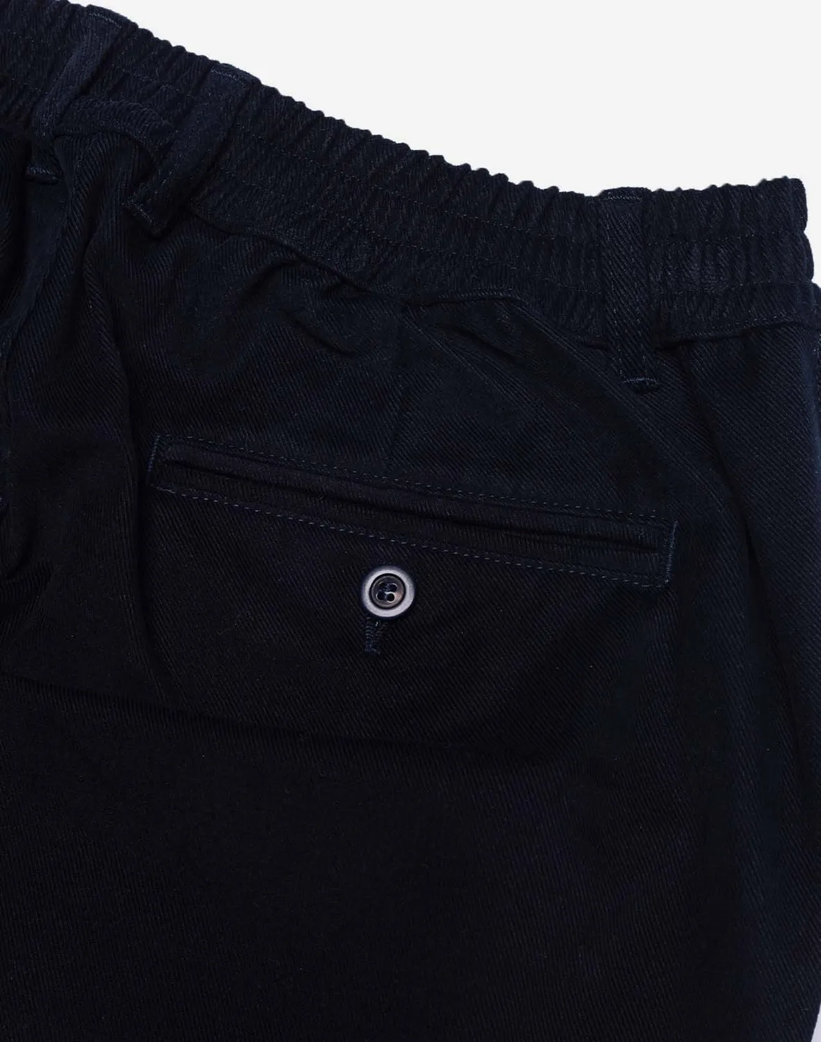 OLOW Chino pantalon bleu marine sergé coton