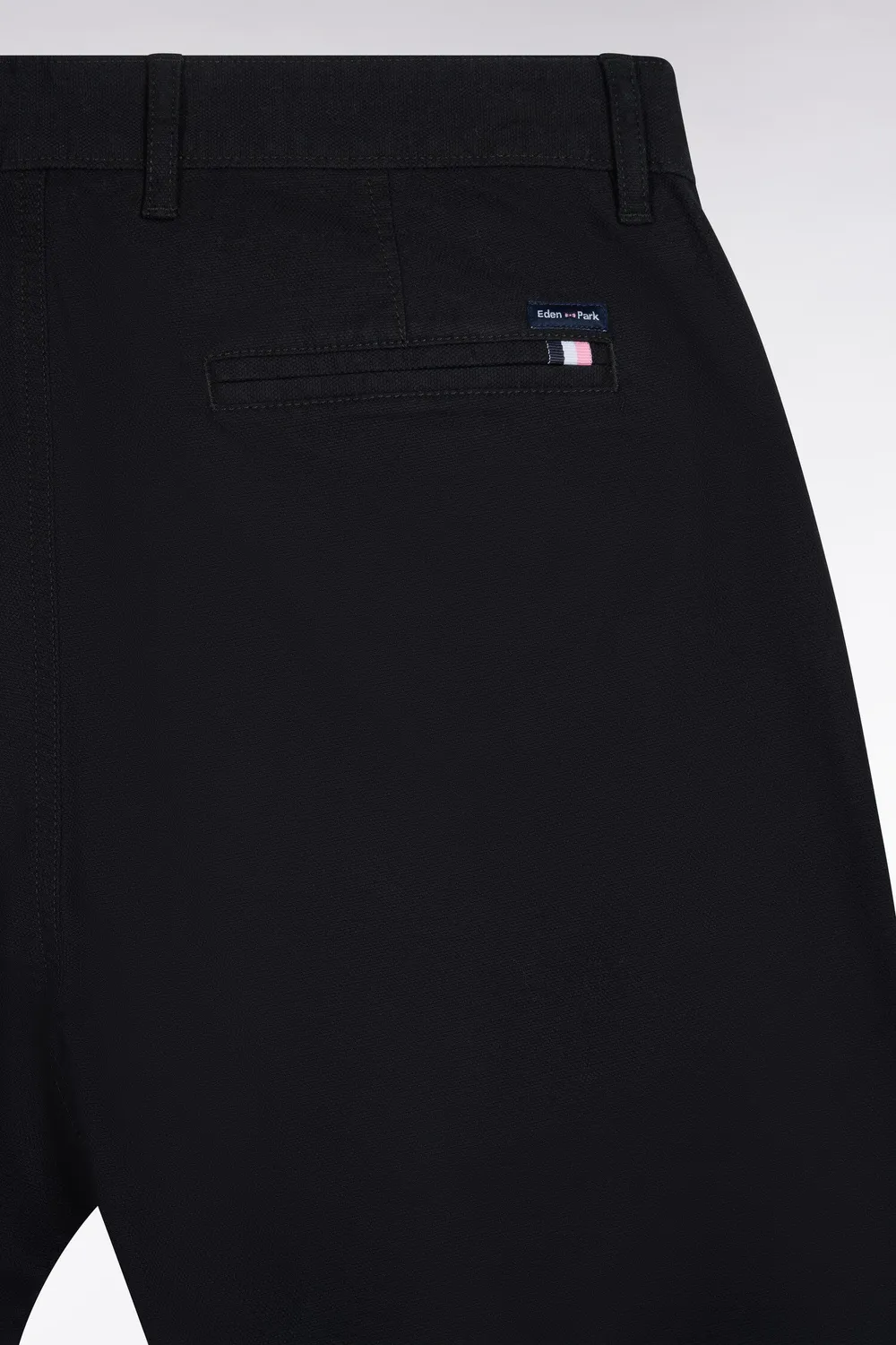 Eden Park Legend Rugby chino piqué coton noir stretch regular
