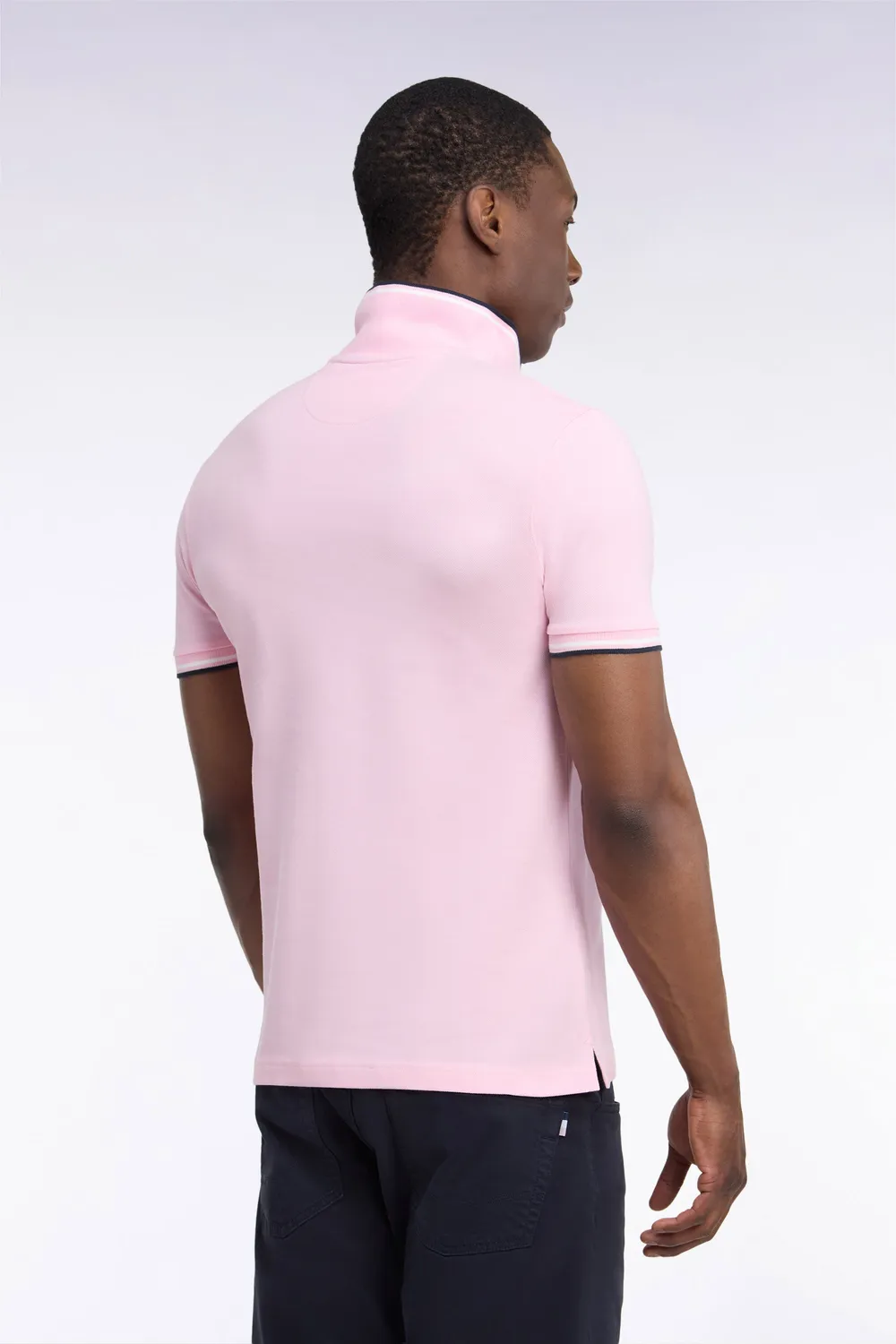 Eden Park Legend Rugby H26MAIPC0006 polo rose piqué
