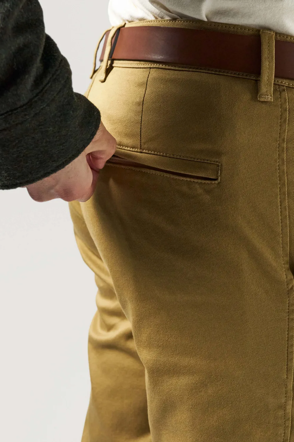 Loom Le Chino chino homme coton mercerisé marine