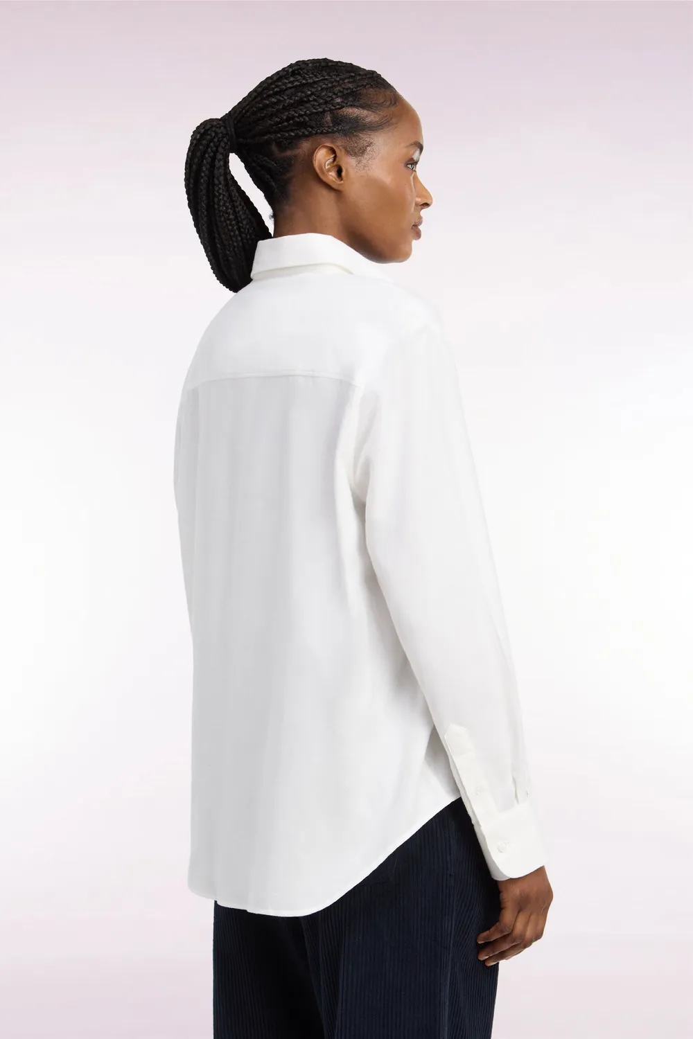 Eden Park Chemise coton écru poches femme décontractée