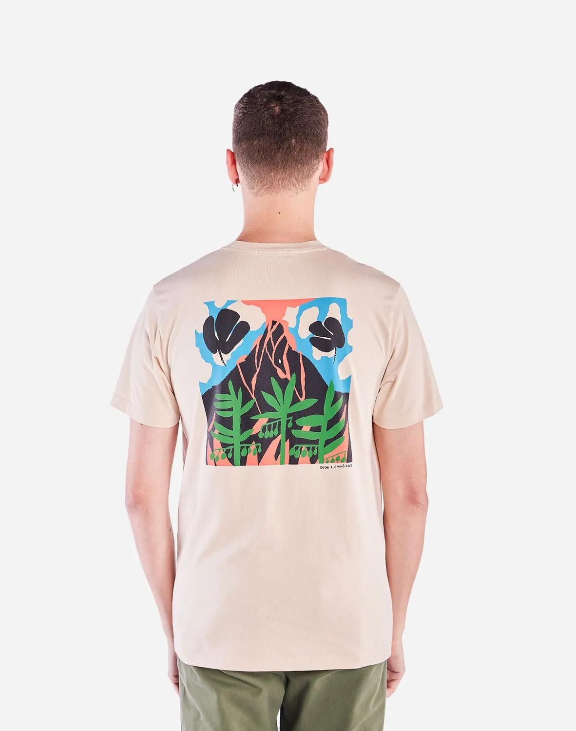OLOW Magma t-shirt crème coton doux