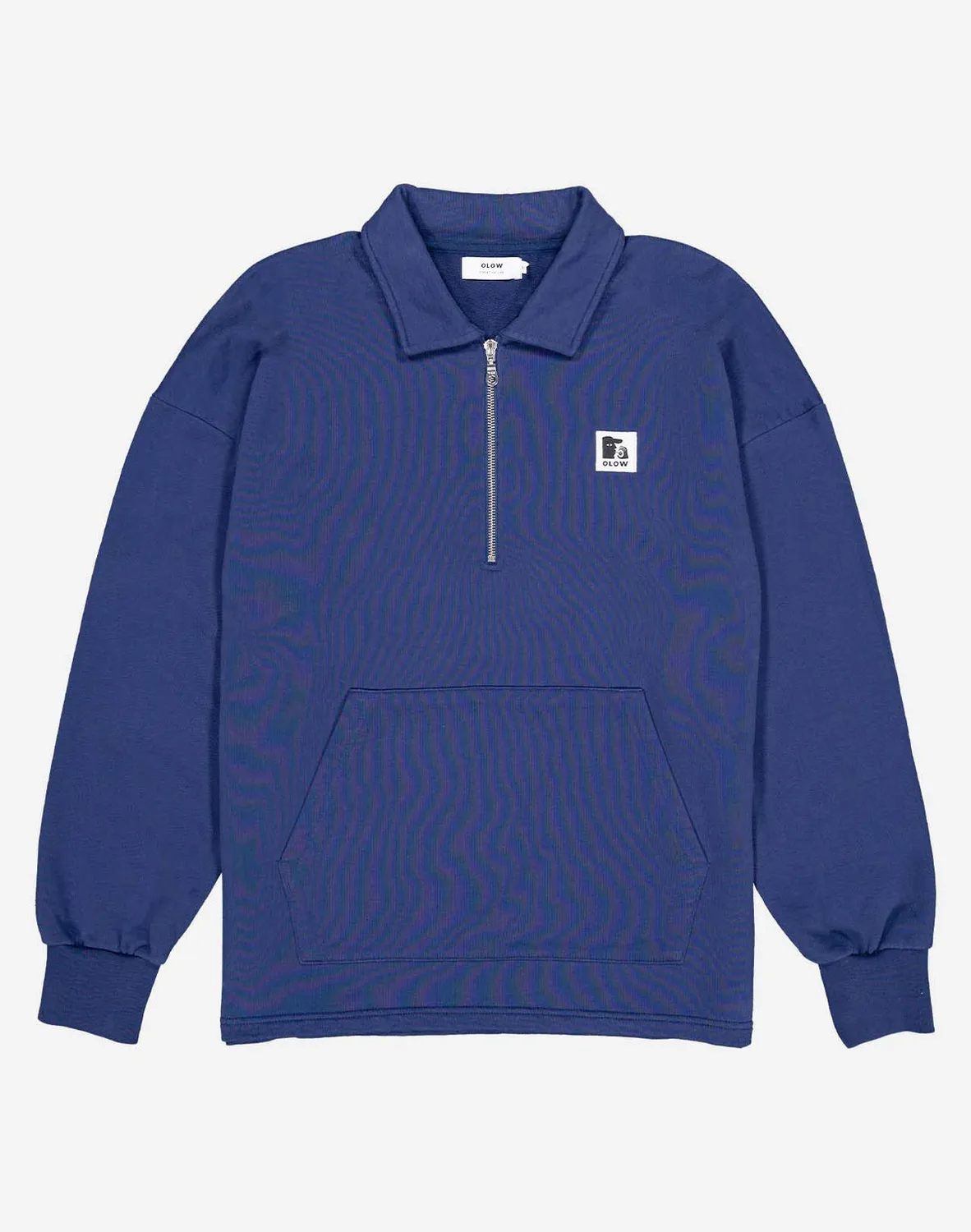 OLOW Manso sweat zippé ultramarine coton