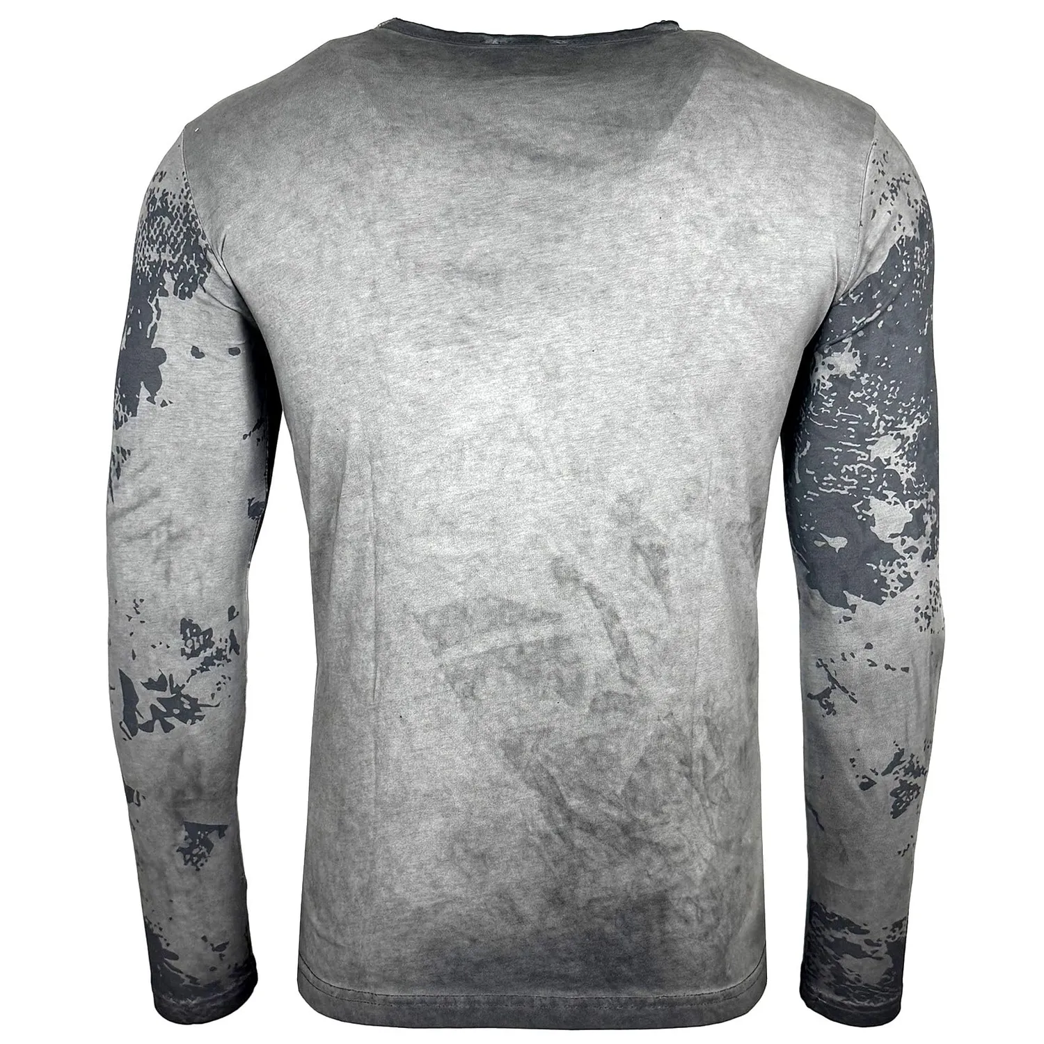 Subliminal Mode BX706 t-shirt manches longues blanc délavé