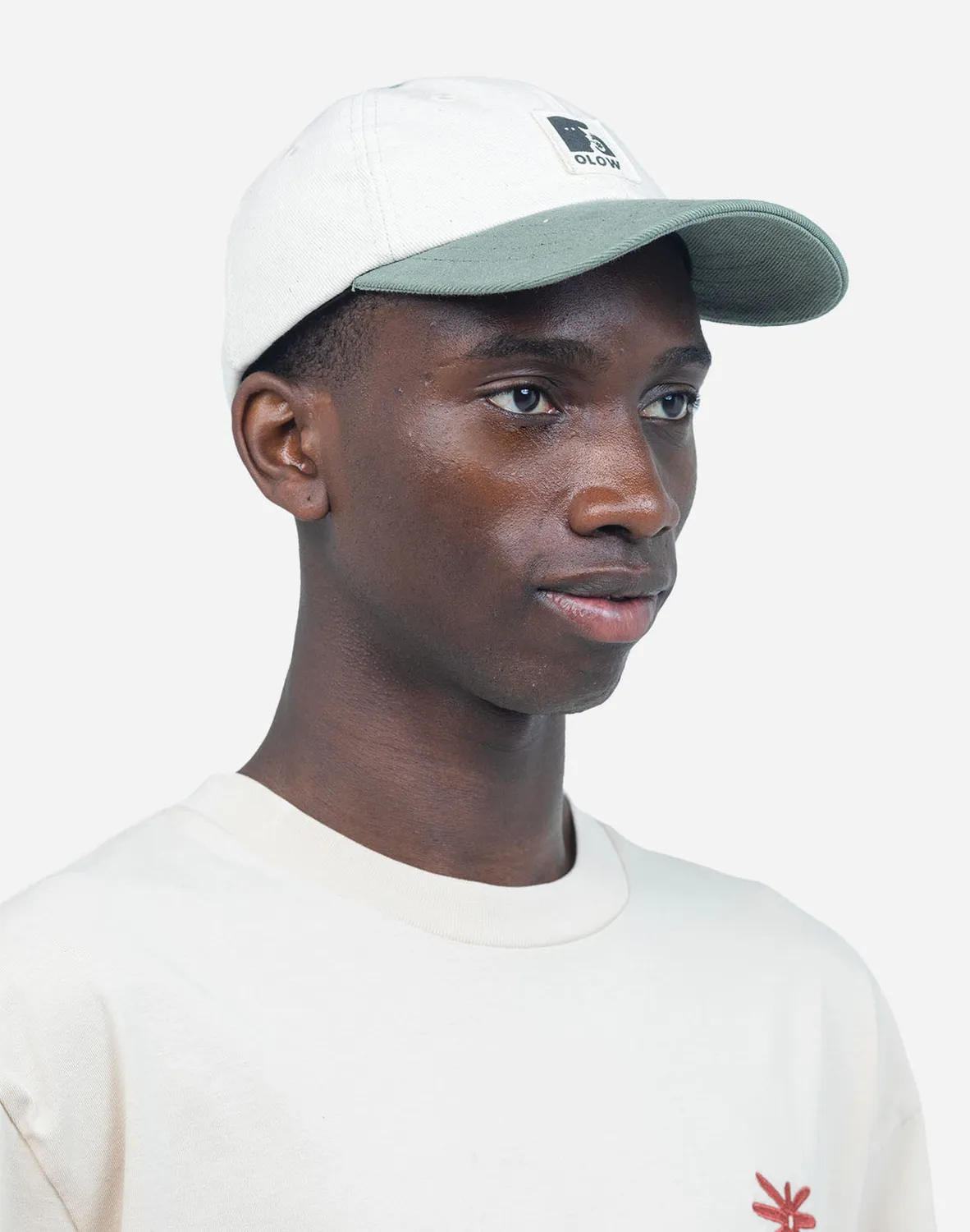 OLOW Stanton casquette écru six panneaux coton