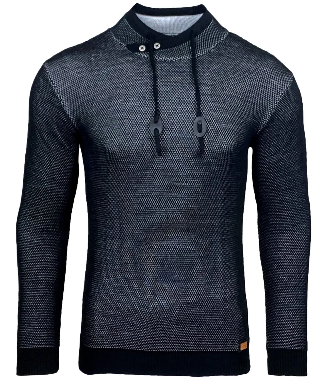 Subliminal Mode BX52276 pull homme col châle maille hiver