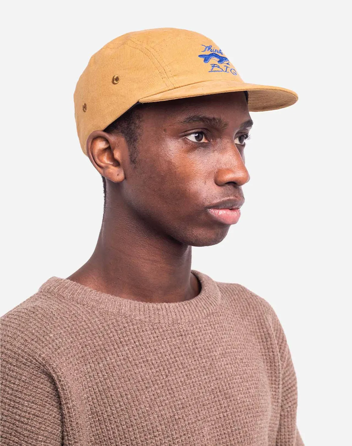 OLOW Think Big casquette 5 pans ocre bio