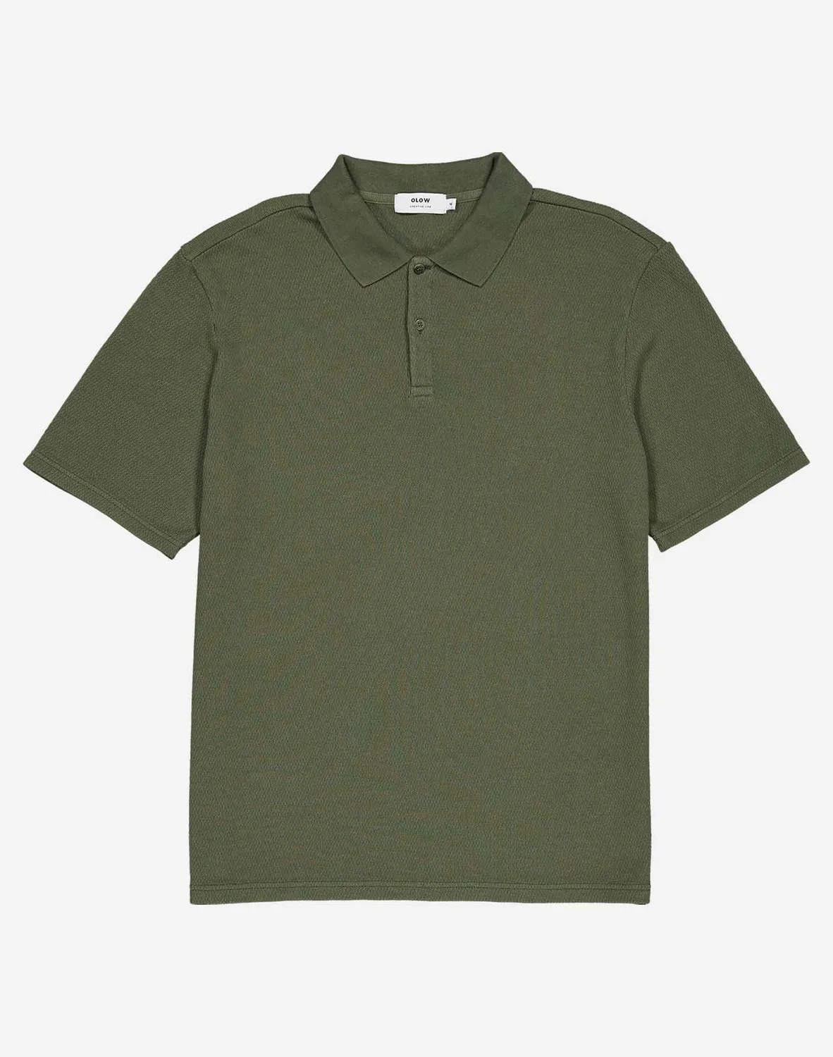 OLOW Fez polo homme vert olive coton