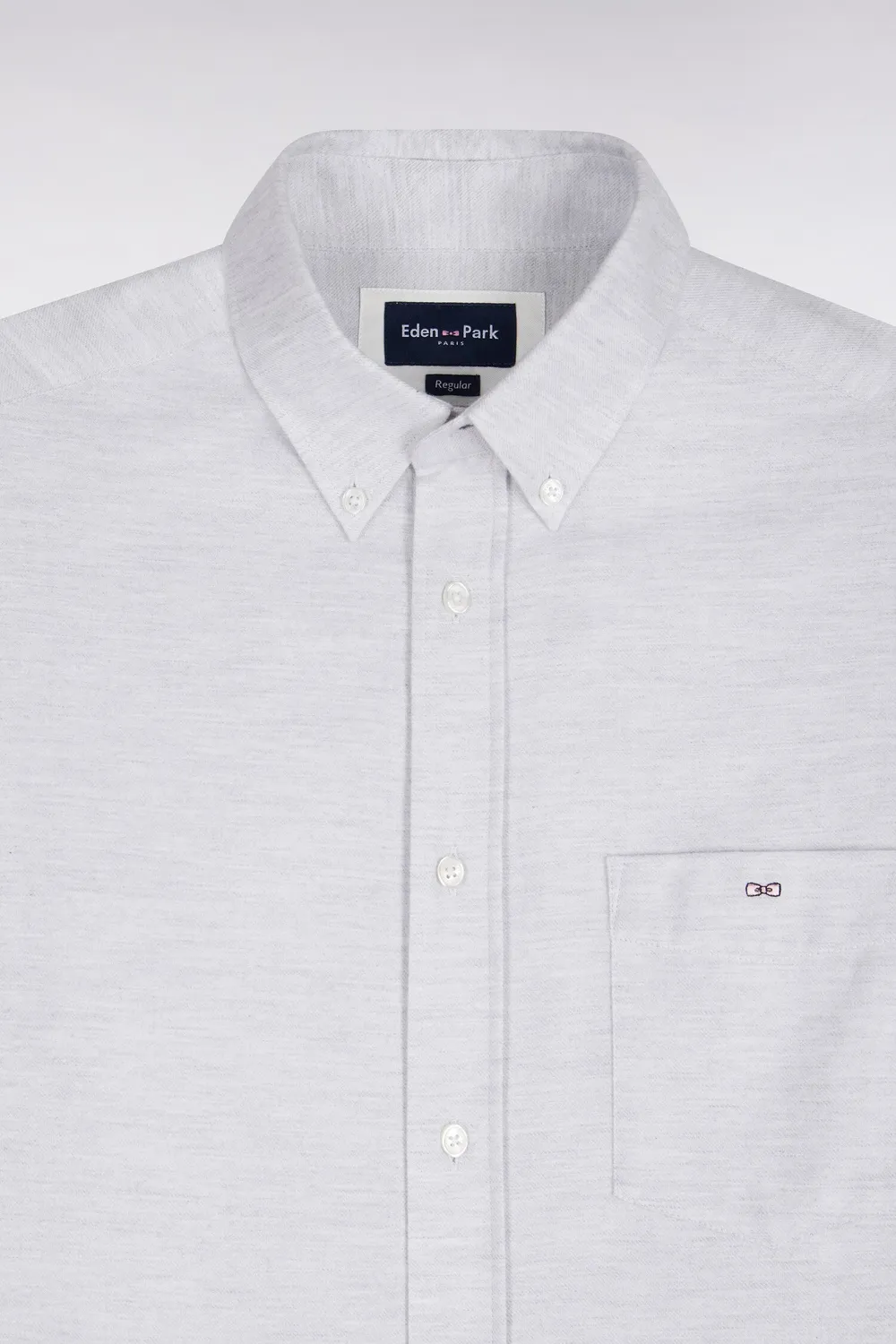 Eden Park Club Classique H26CHECL0051 chemise gris chiné