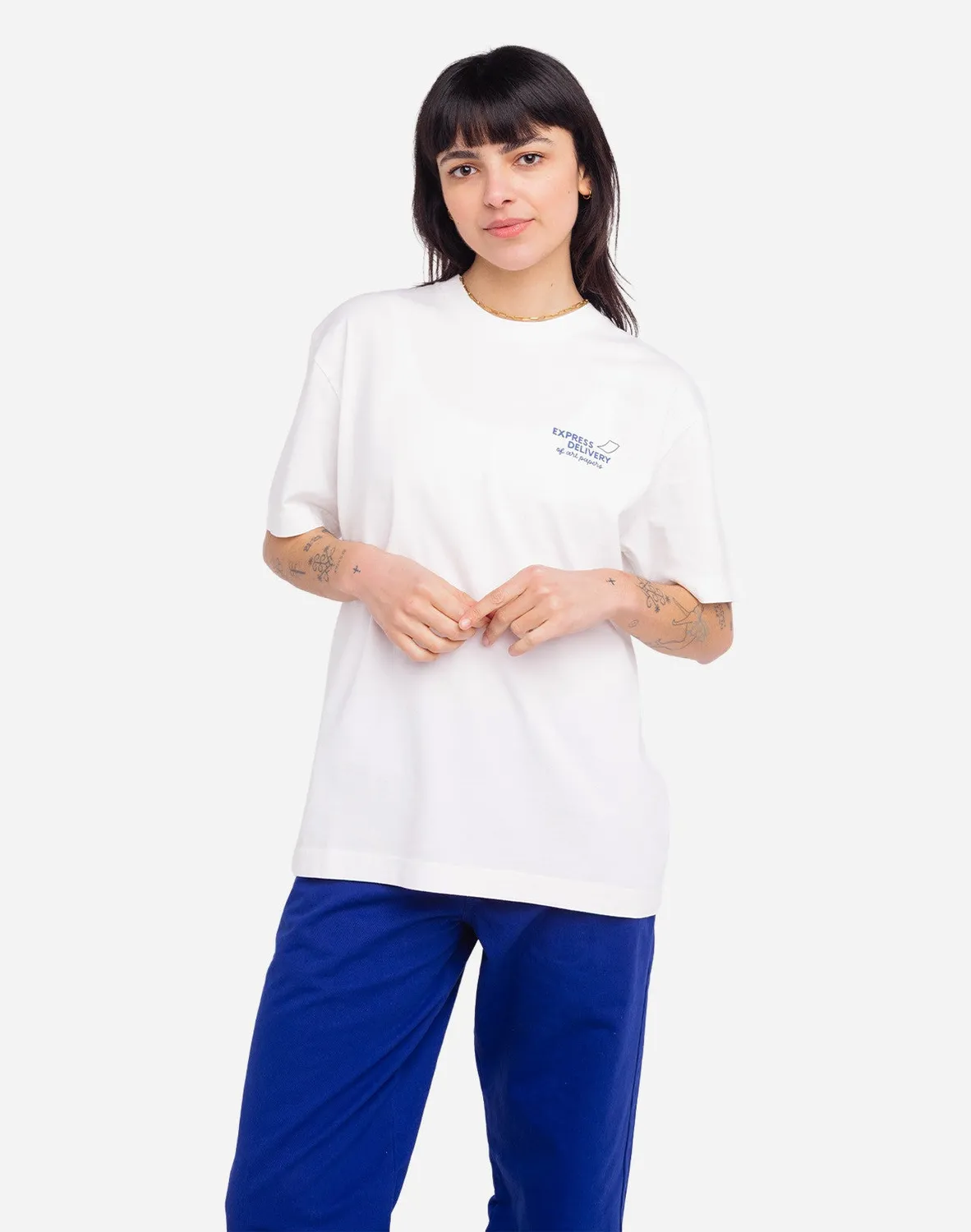 OLOW Cruiser t-shirt ample écru coton bio