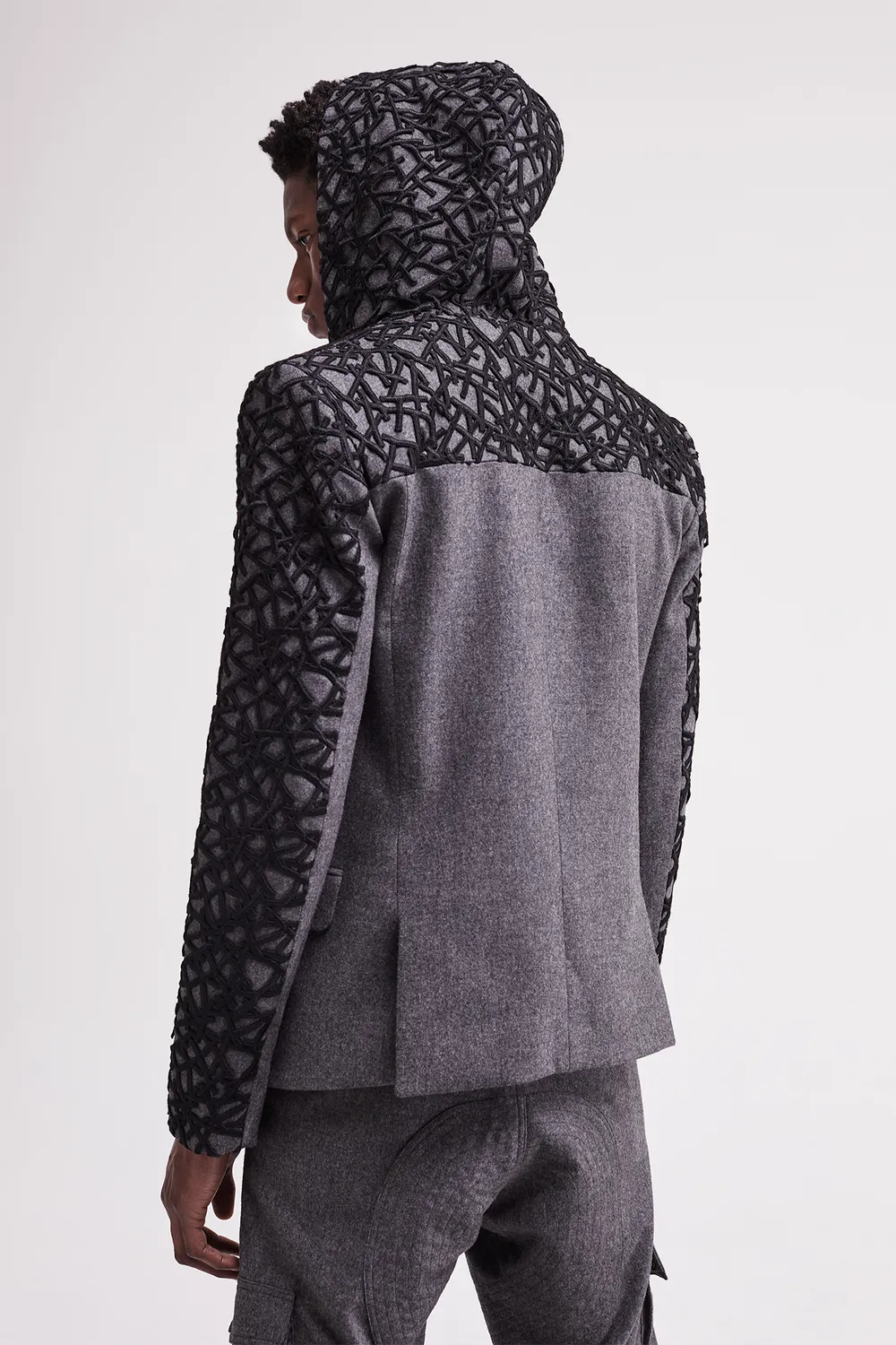 French Deal Mr New York Time veste laine noire