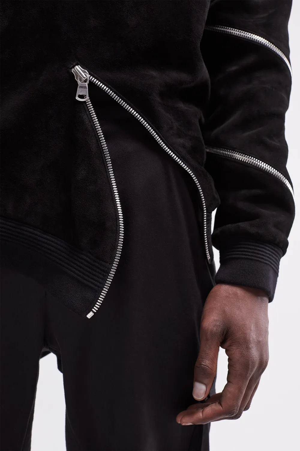 French Deal Wave sweat à capuche cuir