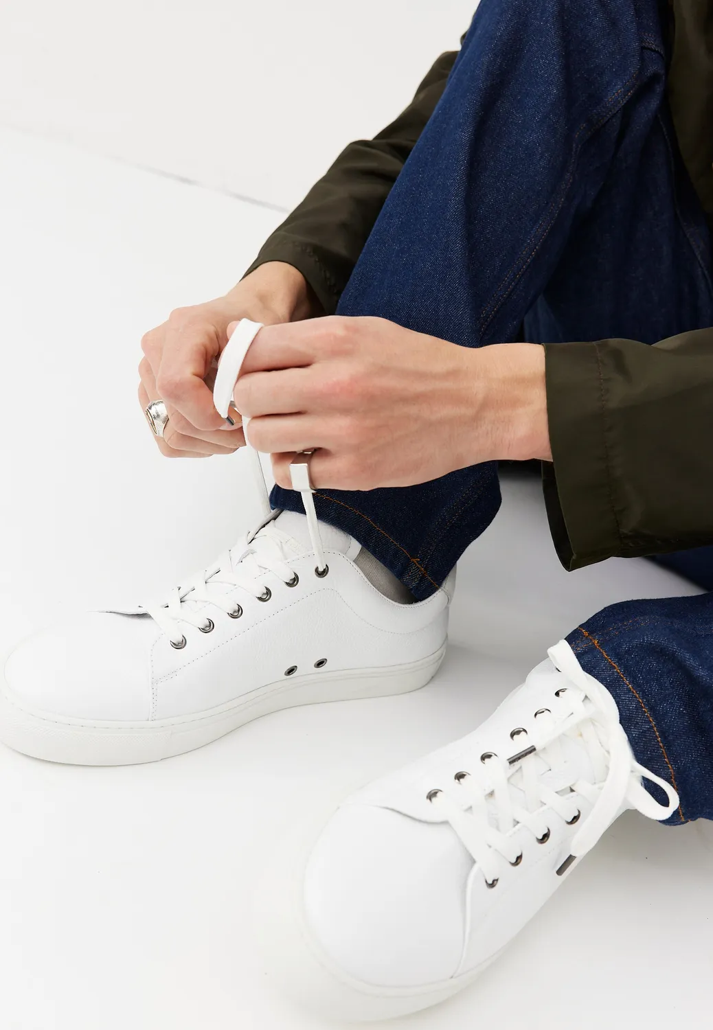 Loom Les baskets sneakers cuir pleine fleur