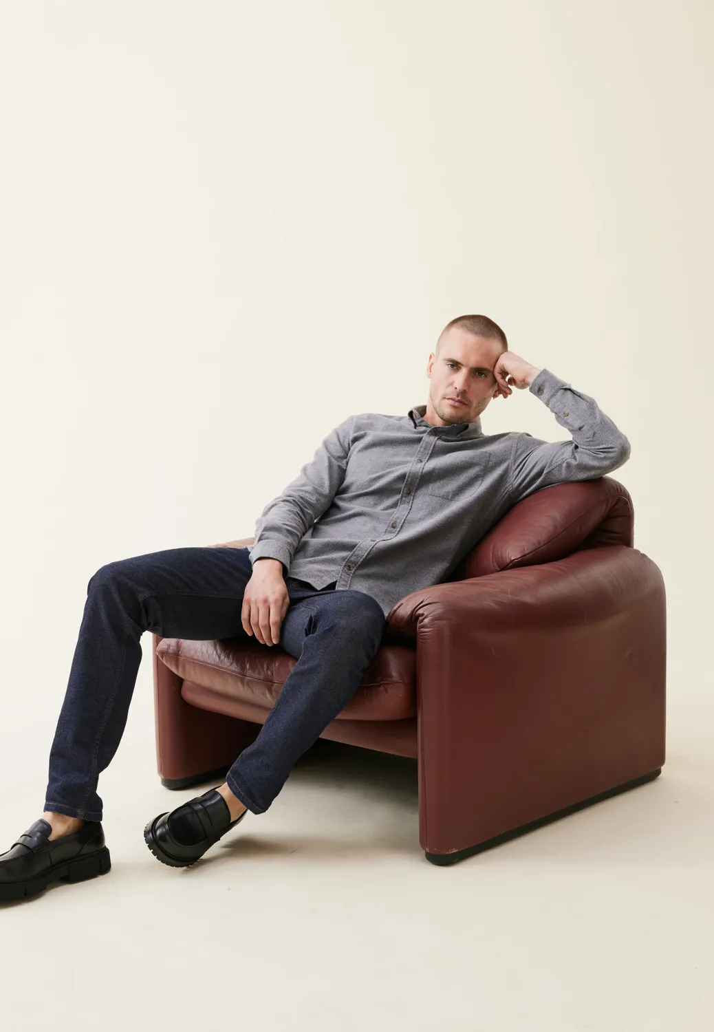 Loom jean semi-slim coton bio homme