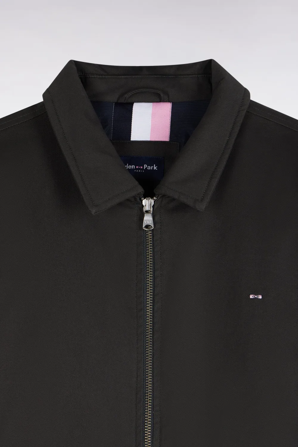 Eden Park blouson kaki coton stretch homme coupe droite