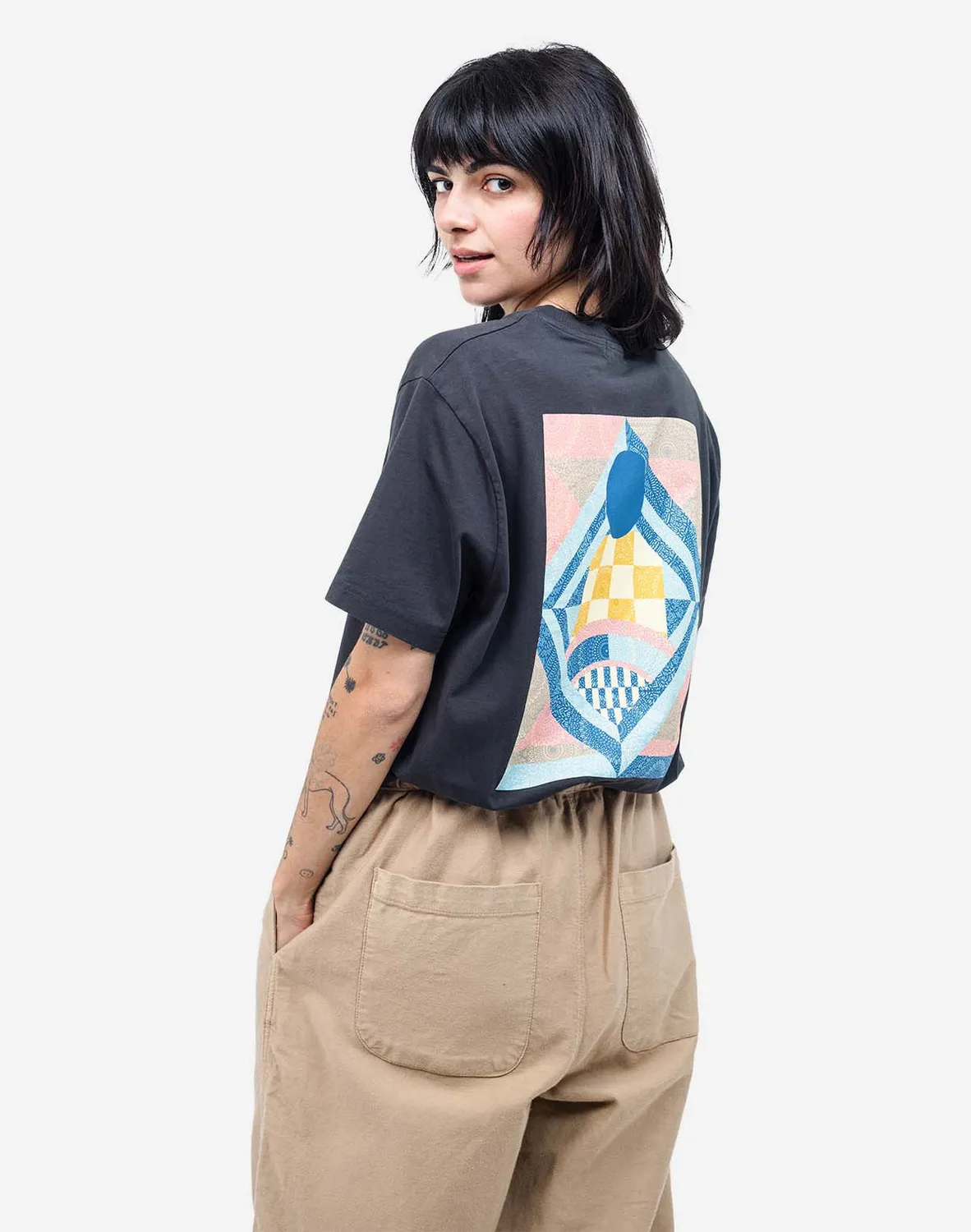 OLOW Union t-shirt noir coton bio