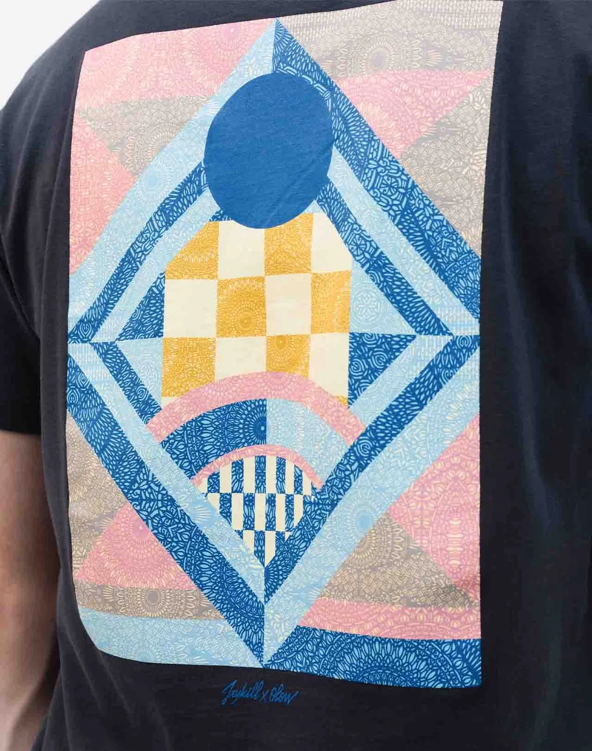 Olow Union t-shirt noir carbone coton bio