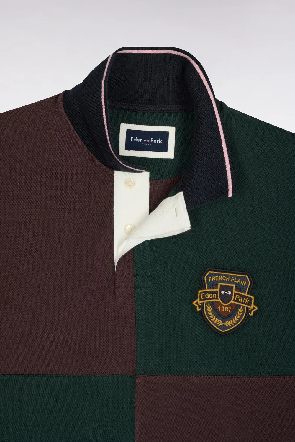 Eden Park Tradi Preppy polo coton cadrans écusson