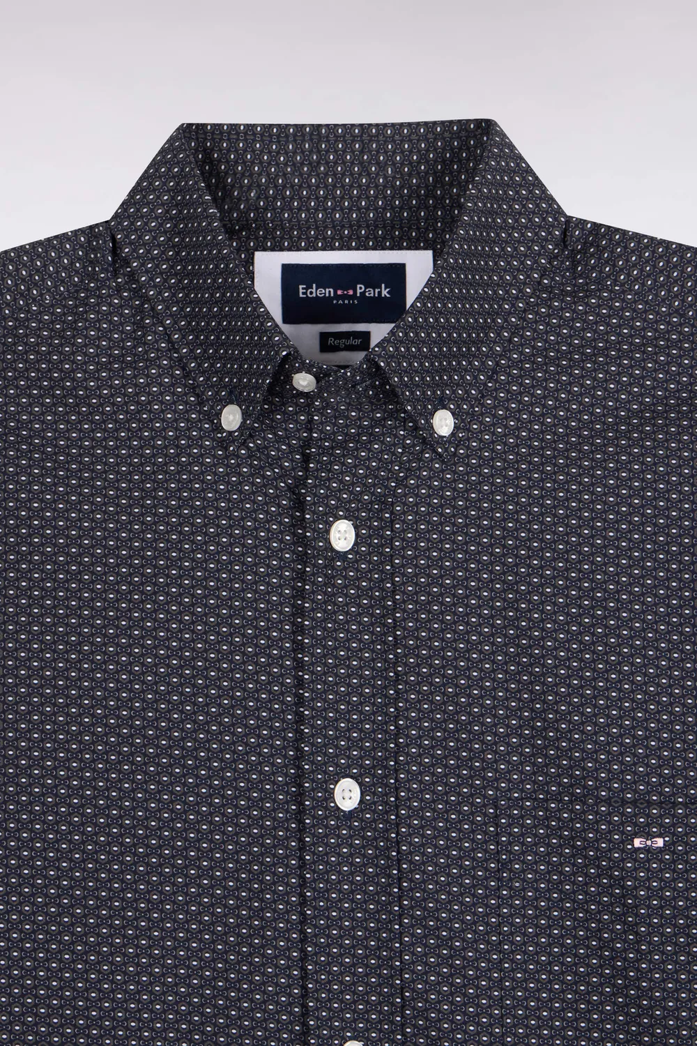 Eden Park Legend Rugby chemise kaki micromotifs