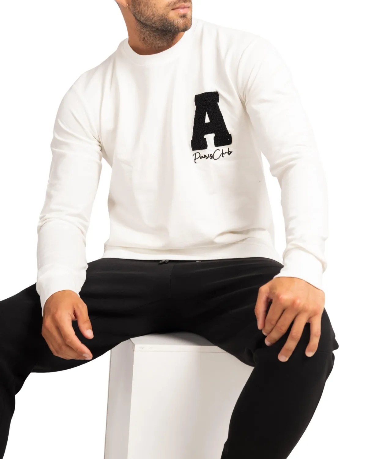 Subliminal Mode BX728 sweat homme col rond taille L uni