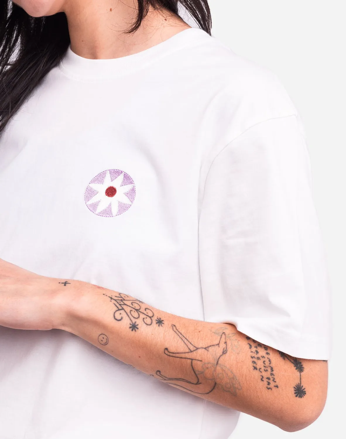 Olow Saloum t-shirt écru coton bio