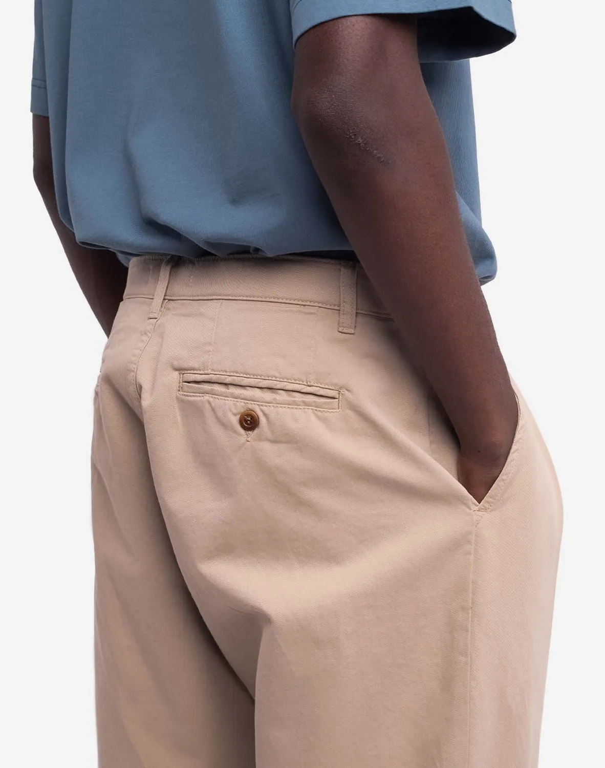 Olow Sembo pantalon beige ample coton
