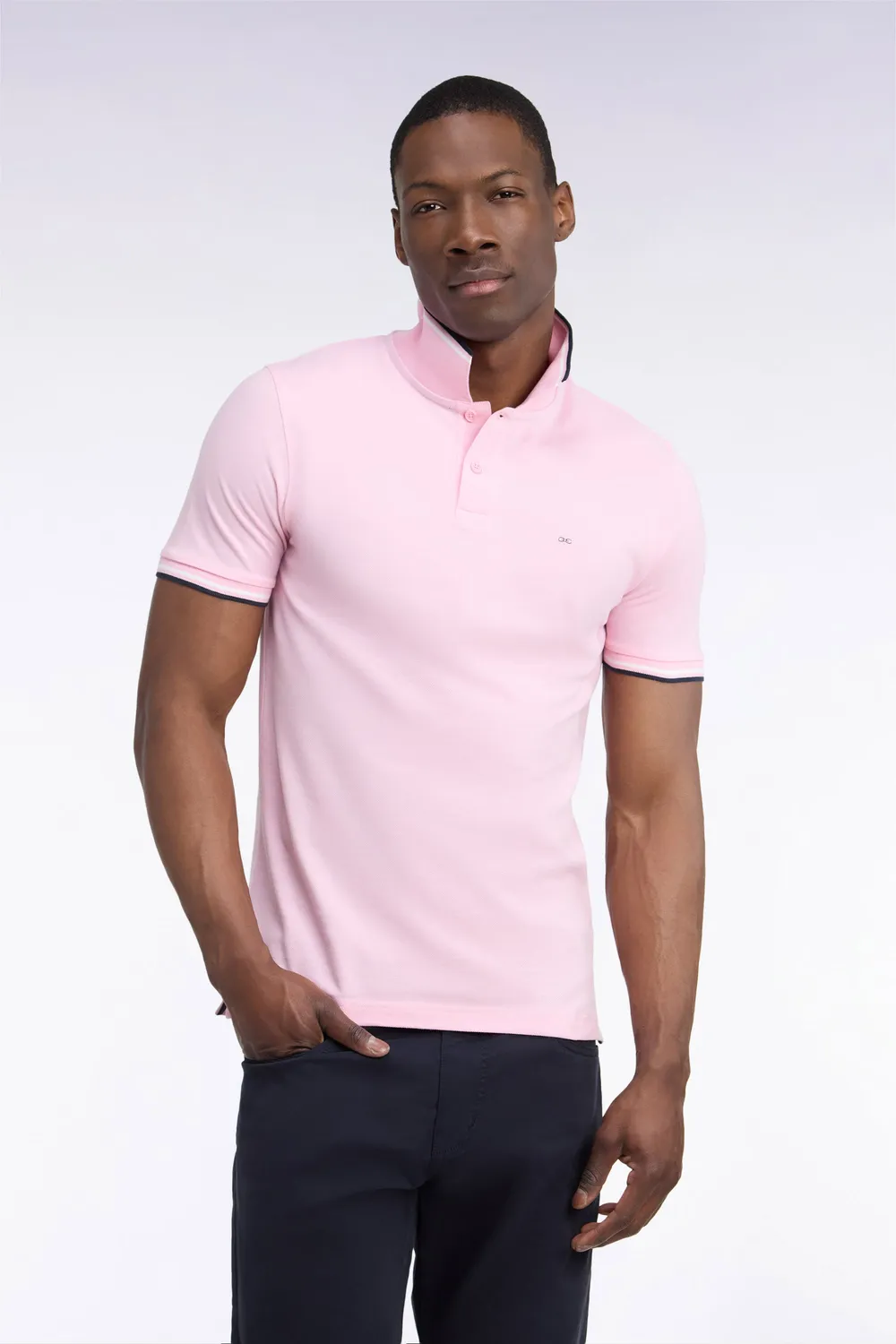 Eden Park Legend Rugby H26MAIPC0006 polo rose piqué