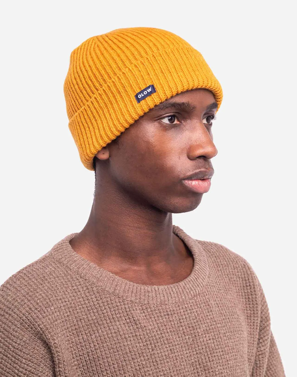 OLOW Odyssée bonnet ocre 100% laine