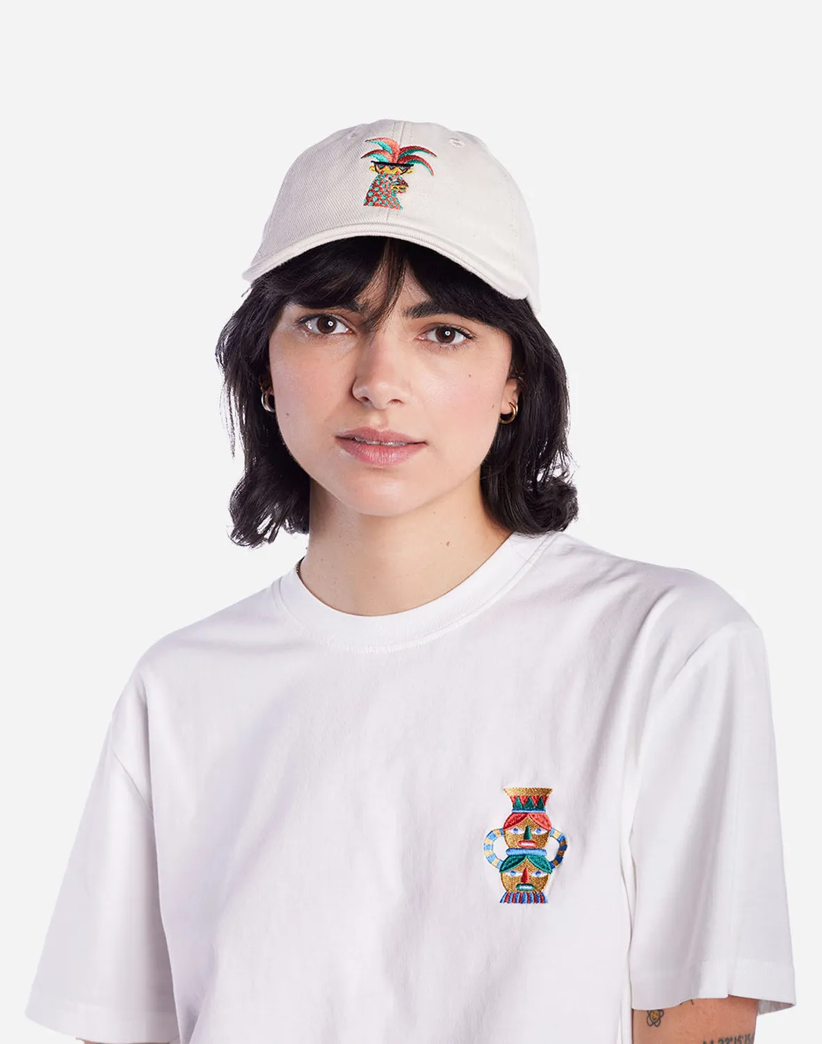 OLOW Yaguar casquette 6 panels coton bio écru