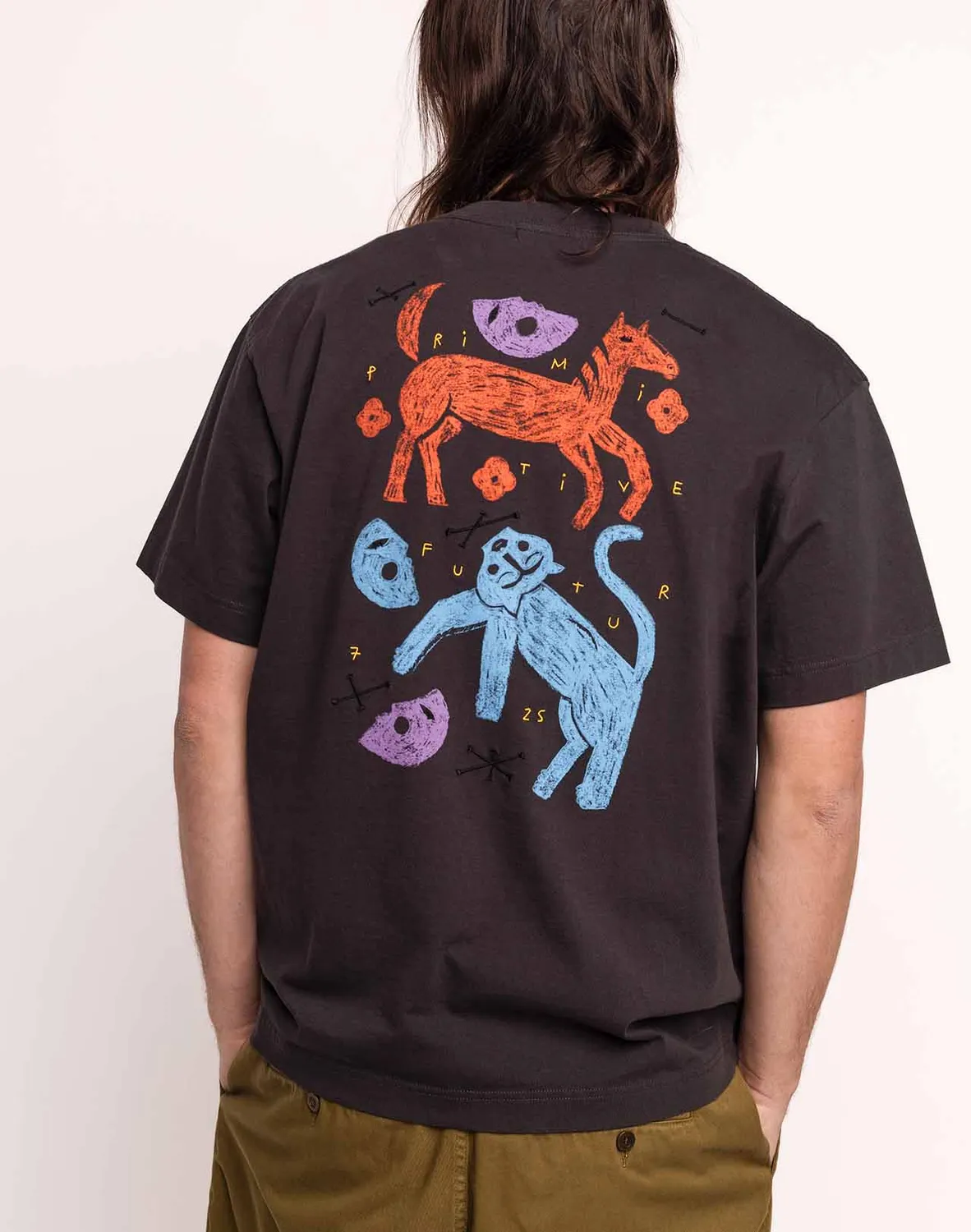 OLOW Primitive Futur t-shirt coton bio noir XS-2XL