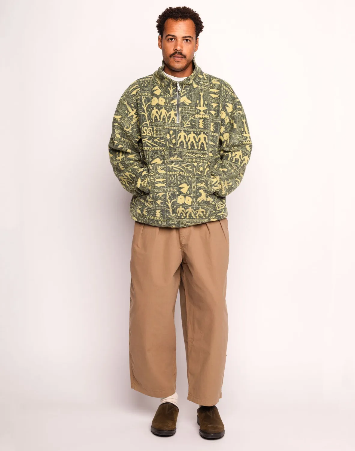 OLOW Bangor Kobling sweat polaire imprimé bleu jaune