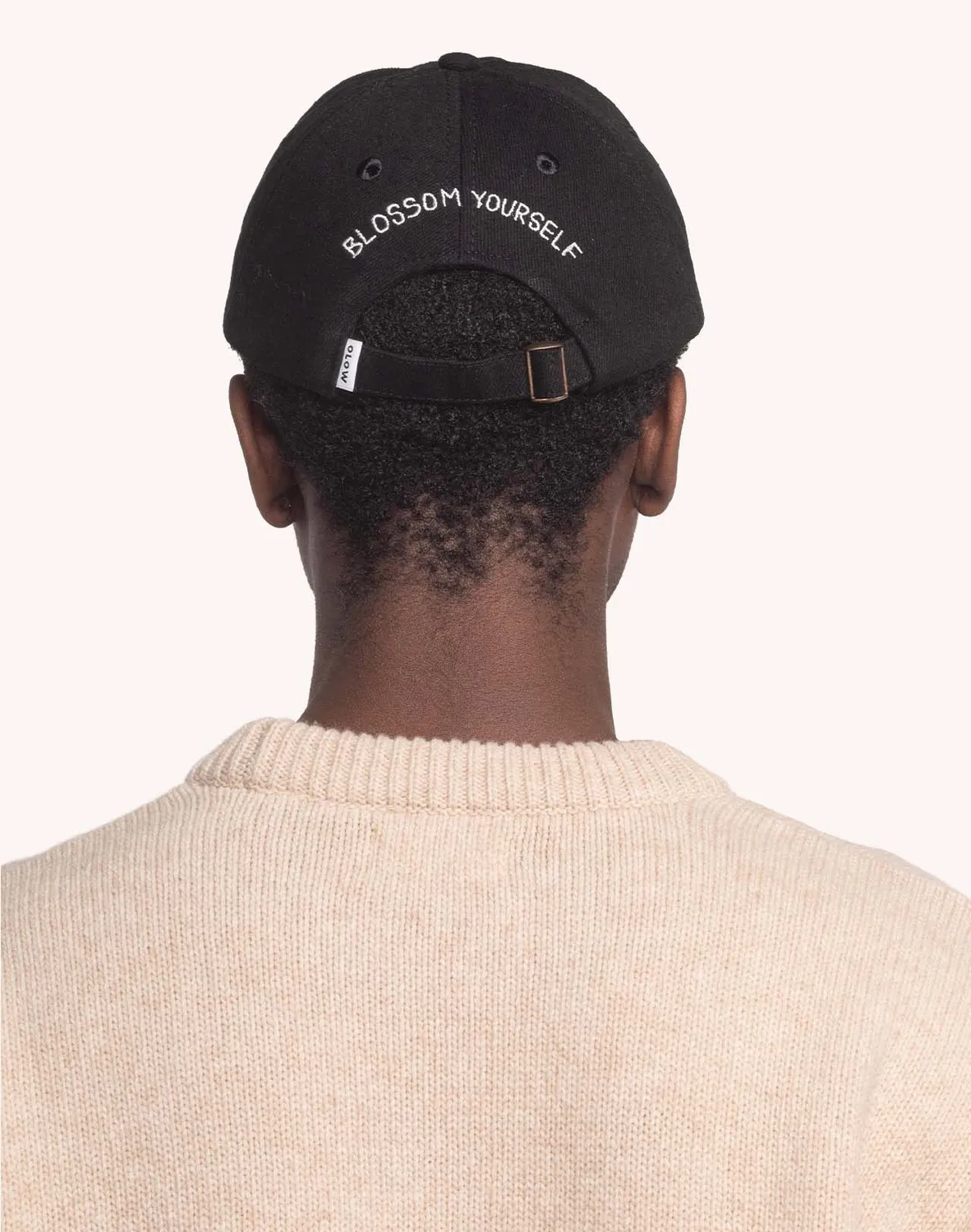 OLOW Six Panel casquette Blossom denim noir