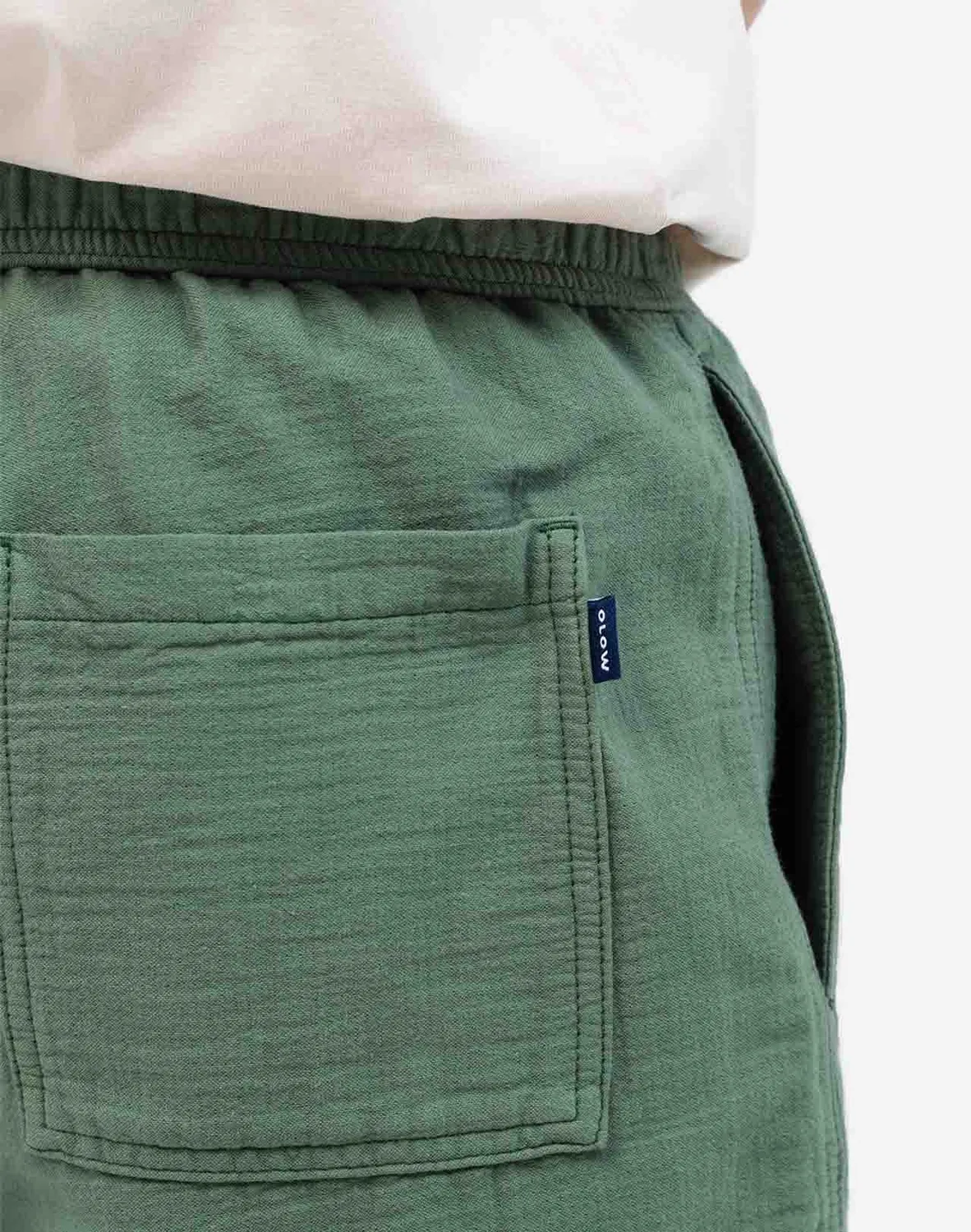 OLOW Bodhi short ample vert olive coton