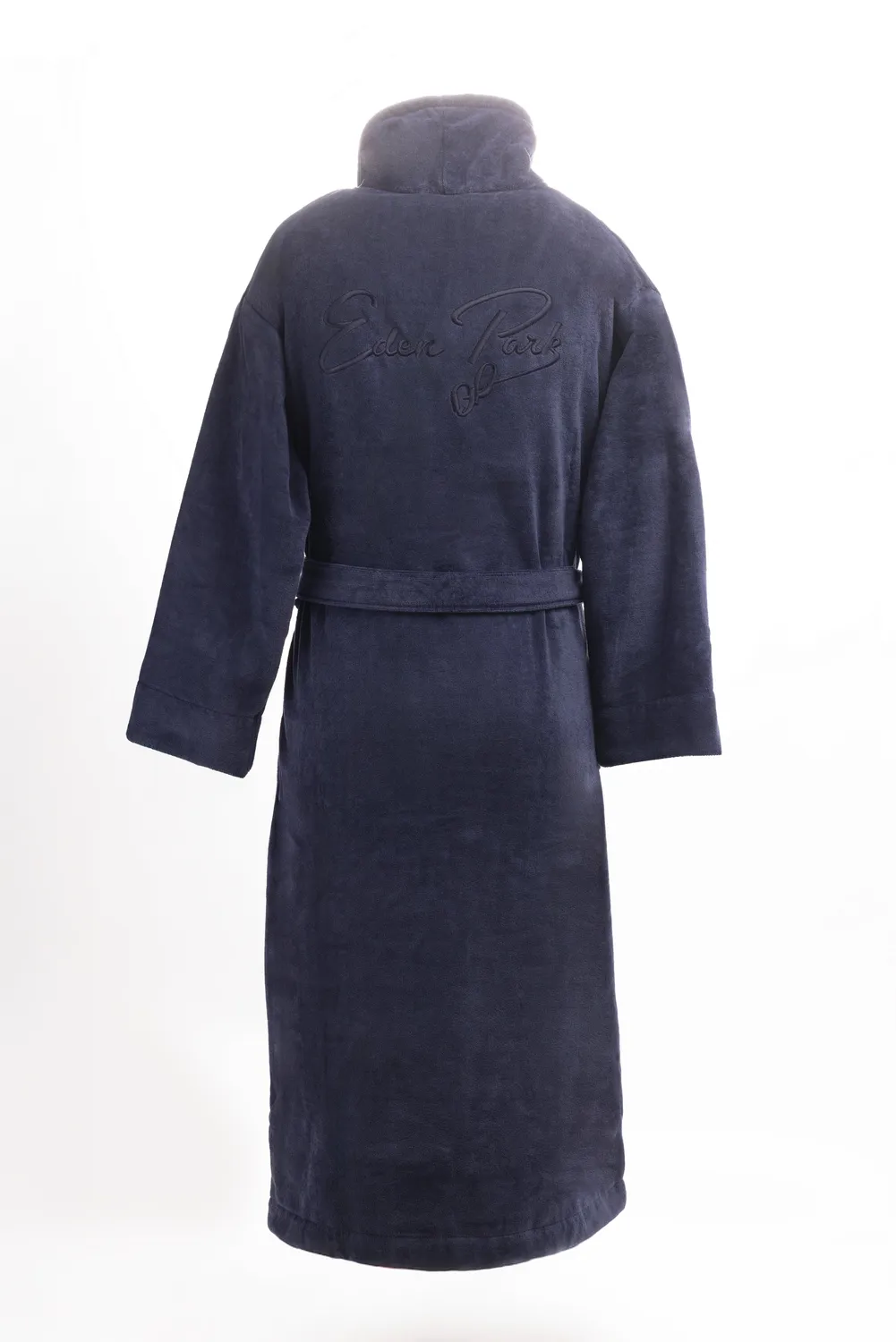 Eden Park Peignoir coton éponge marine brodé unisexe