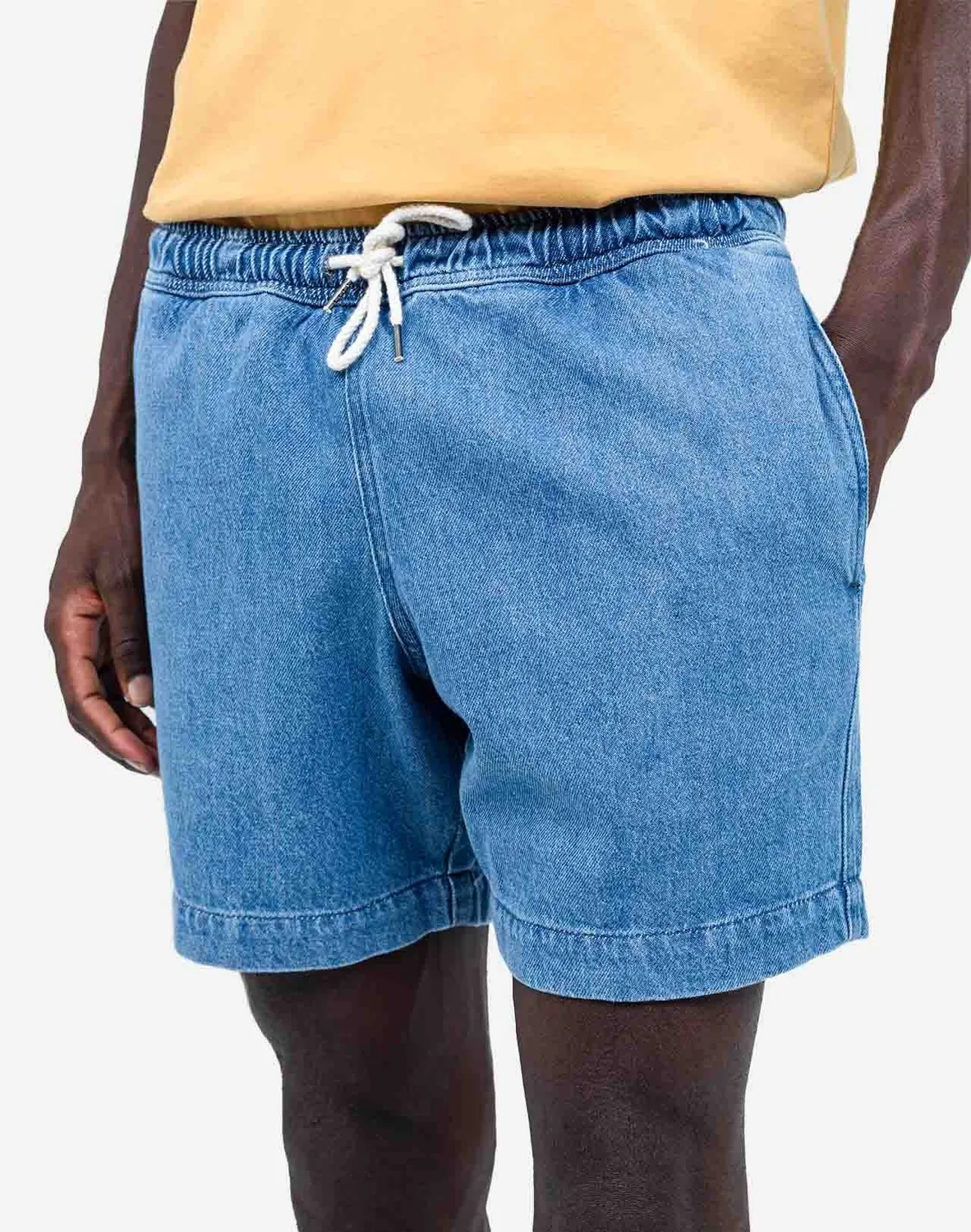 OLOW Bodhi short jean denim clair taille élastique