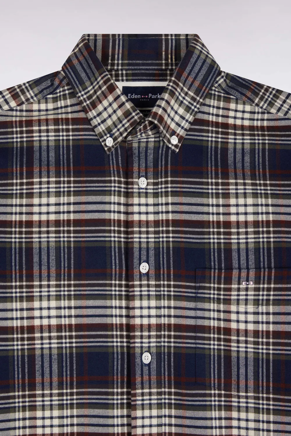 Eden Park Club Classique H26CHECL0050 chemise marine carreaux