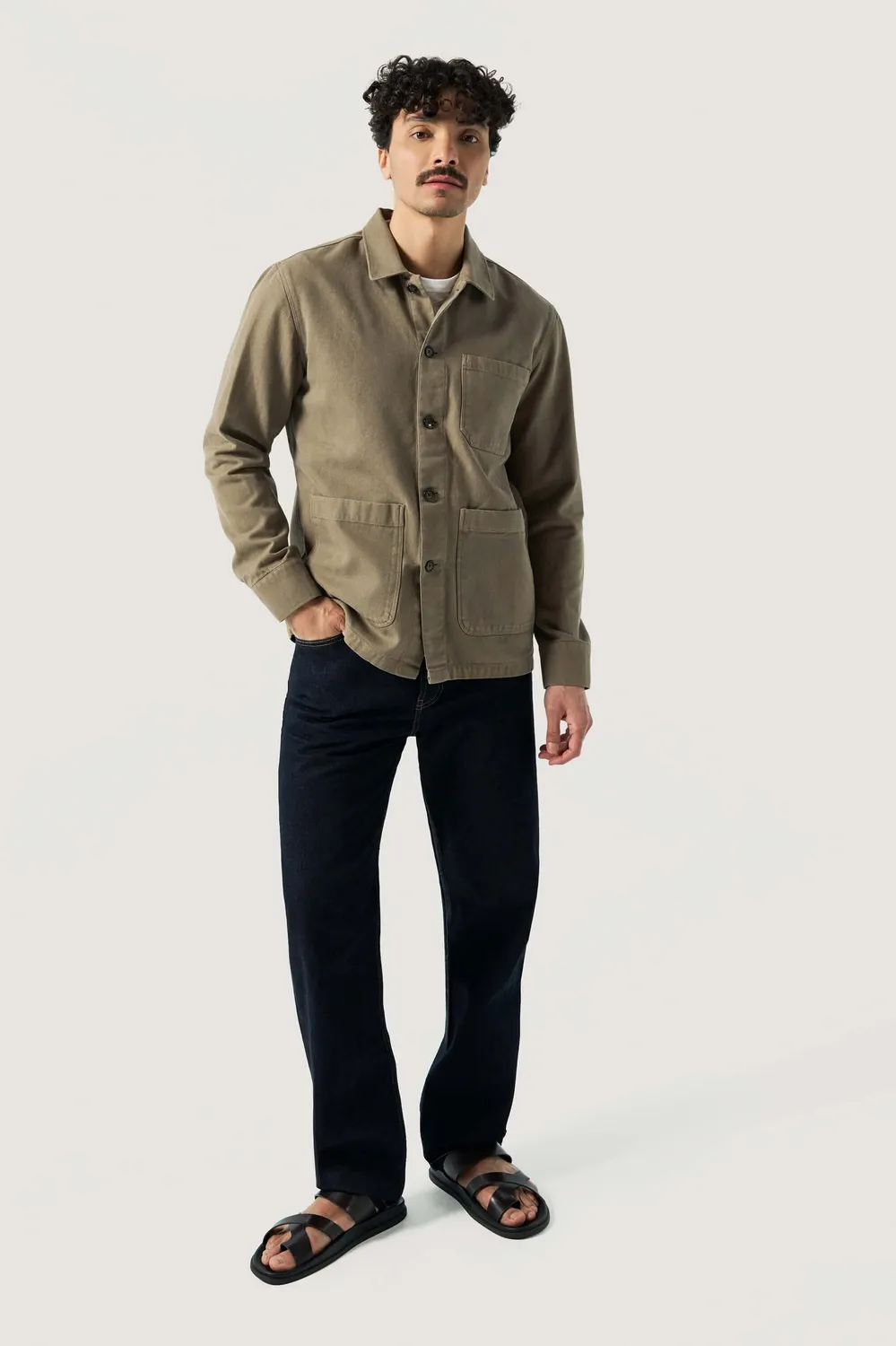 Loom La veste canevas travail beige mi-saison
