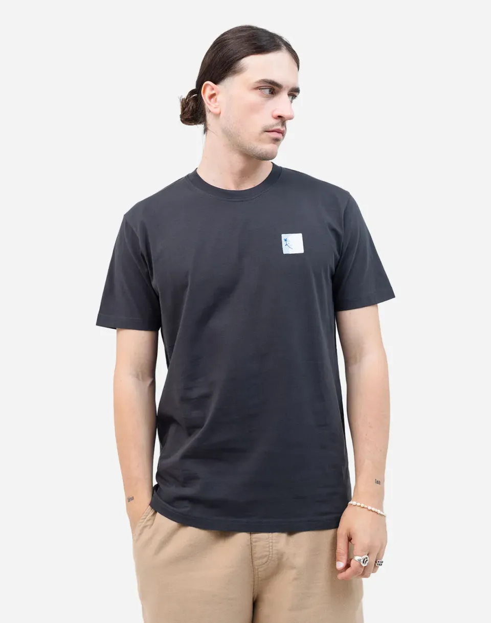 OLOW Good Time t-shirt coton bio noir carbone