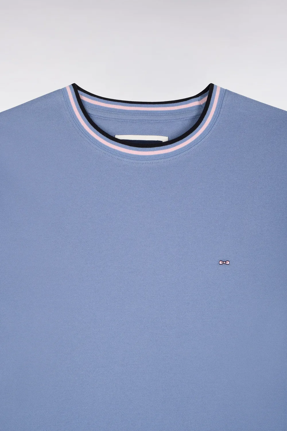 Eden Park t-shirt coton bleu rayé coupe droite homme